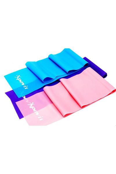 Povit 3-Piece Pilates Band Pilates Exercise Resistance Tire Set Lks8075