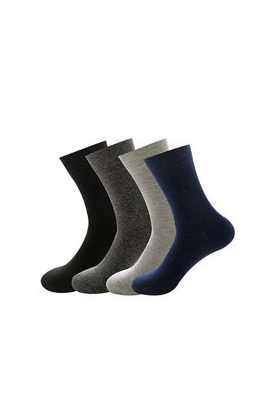 Hasyün Men's Colorful Thin Wool Socks
