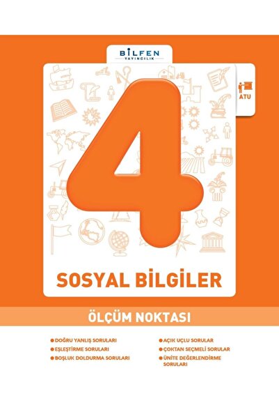Bilfen Yayıncılık 4. Sınıf Sosyal Bilgiler Ölçüm Noktası Soru Bankası