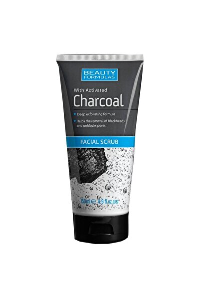 BEAUTY FORMULAS Siyah Nokta Önleyici Charcoal Facial Scrub/150 Ml ,,derin1005