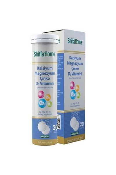 Shiffa Home Calcium & Magnesium & Zinc & Vitamin D3