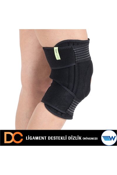 Wingmed وسادة الركبة المدعومة بالربط (لأضرار الأربطة الجانبية، ومشاكل غطاء الركبة والغضروف المفصلي)