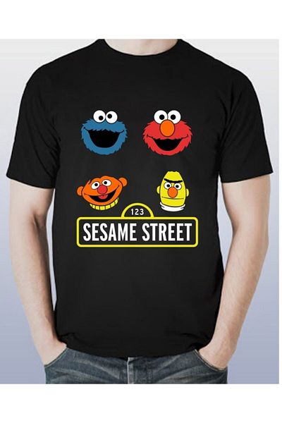 Kuzgunshop Μπλουζάκι Unisex Sesame Street