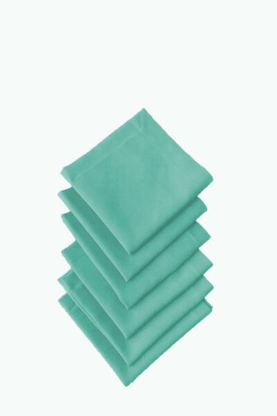 Zeren Home Безтурботна серветка для сервірування столу, набір з 6 штук, м'ятна