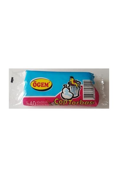 Ögem Small Size Garbage Bag 5 Pieces Transparent 40 X 50 Cm 40 Pieces Roll