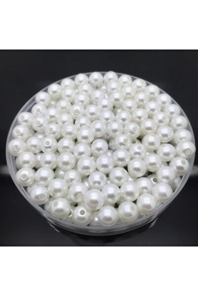 platin hediyelik 100 грам 8 мм білого кольору пластикові перлинки