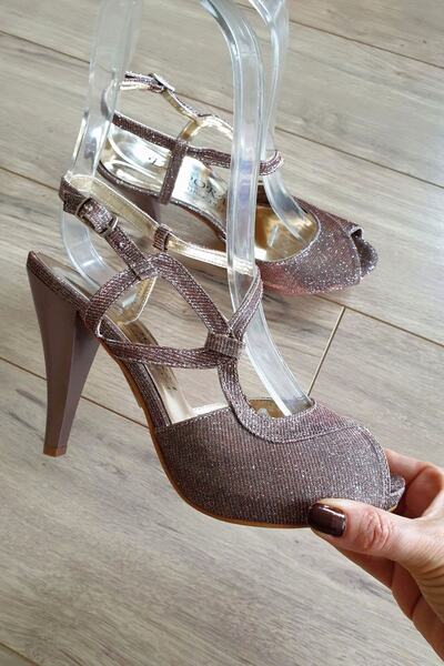 Topukla Footwear 599 Abiye Ayakkapı 8cm