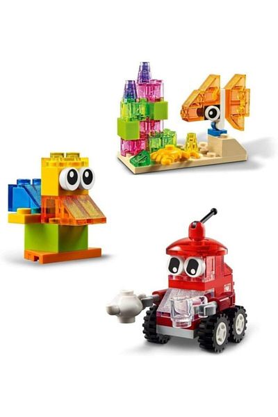 LEGO Classic Creative Transparent Bricks 11013 Creative Toy Containing Transparent Bricks