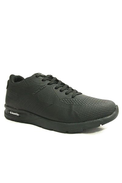 Kinetix Black Lace-Up Sneakers