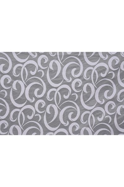 AKÇA TEKSTİL White Single Wing Ready-made Planted Pleated Moon Model - 300*260 Cm