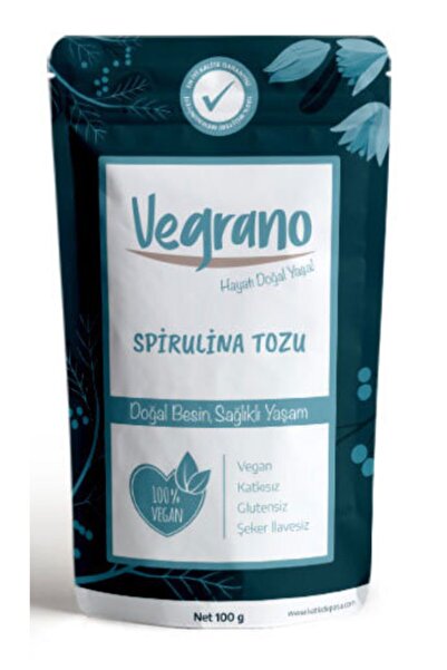 Vegrano Spirulina Toz 100 Gr