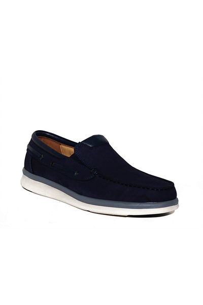 Forelli Pantofi Adler-g Comfort pentru bărbați, nubuc bleumarin