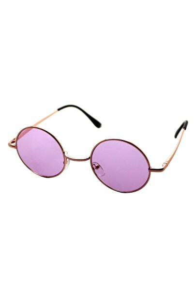 MOBGİFT John Lennon Model Gözlük Mor