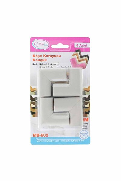 Miny Baby Γκρι τετραπλό προστατευτικό γωνιακό προστατευτικό