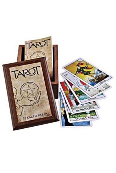 Delta Kültür Yayınevi Delta Kültür Yayınları Tarot 78 Kart Ve Kitap Ahşap Kutulu
