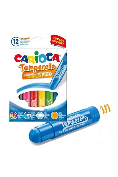 CARIOCA Temperello Stick Satin Poster Painting Pen 12 Pieces