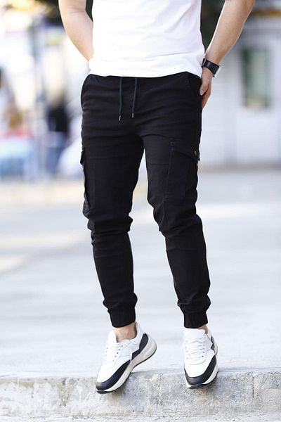 Luppo Club Men's Black Pants