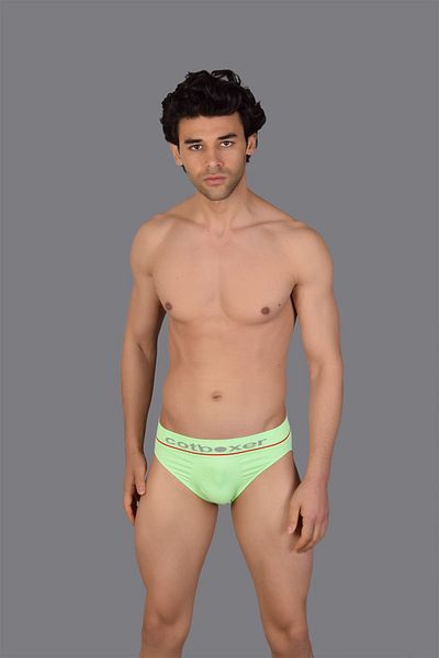 COTBOXER Ανδρικό Slip Green χωρίς ραφές Microfiber Ultra Soft
