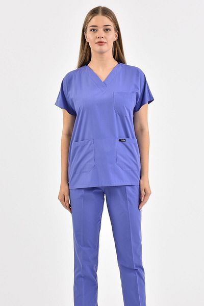 Owlet Medikal Costum uniform de culoare liliac Scrubs