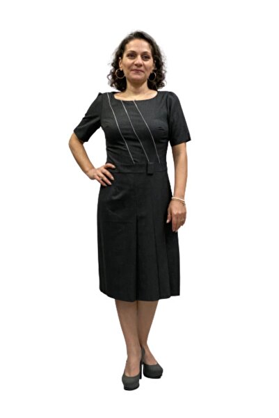 FEVER Fermuar Detaylı Elbise