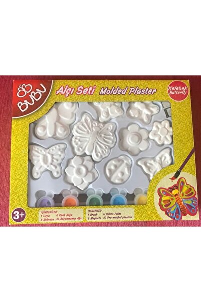 Logon Kalıplı Alçı Kelebek