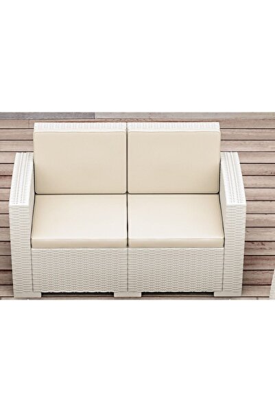 Siesta Rattan Monaco Iki Kişilik Dış Mekan Koltuğu (minderli)