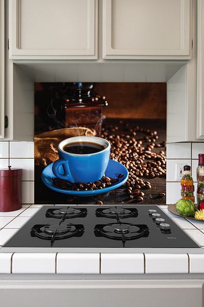 Tilki Dünyası Autocolant pentru spate aragaz de bucătărie boabe de cafea