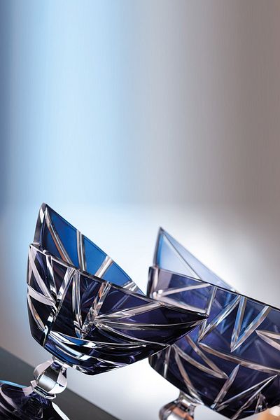 KCD Smoke Colored Large Triangle Bowl