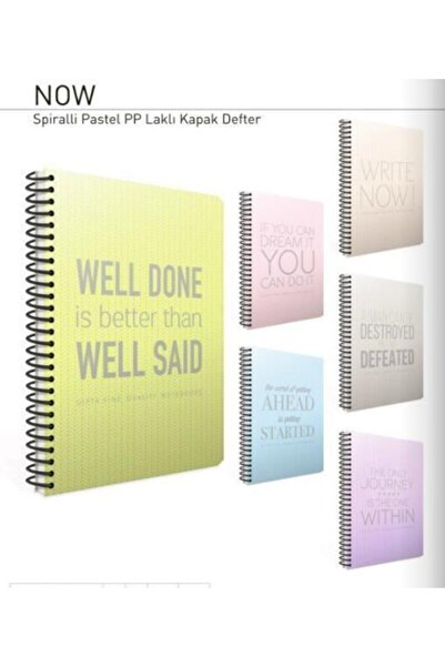 Gıpta Тепер A4 100 аркушів у клітинку, ПП-обкладинка, спіральний блокнот (3272)