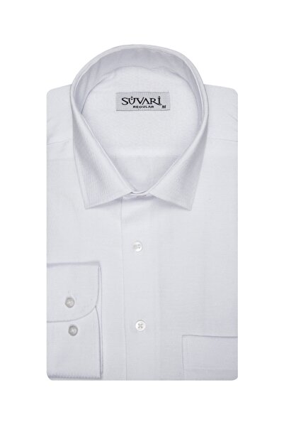 SÜVARİ Ανδρικό πουκάμισο με μοτίβο μπορντό