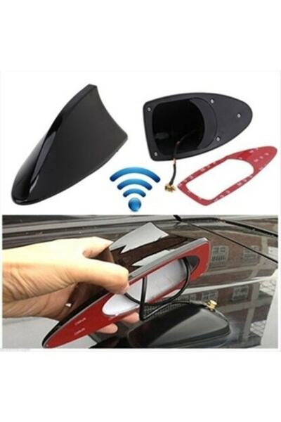 Shark Siyah Renk Anten Balık Anten Balık Sırtı Anten Çoğu Araca Uygun Elektro...