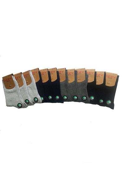 Ozzy Socks 12 чифта бамбукови дамски безшевни чорапи до глезена, 4 сезона, издръжливи, за пета и пръсти