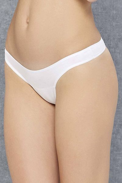 Doreanse Women's White Modal Thong String 6105