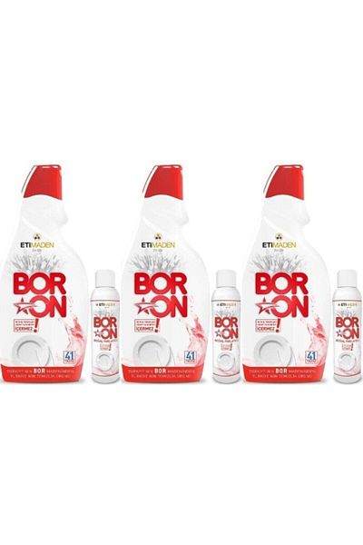 Boron غسالة أطباق جل بسعة 820 مل - 3 منظفات