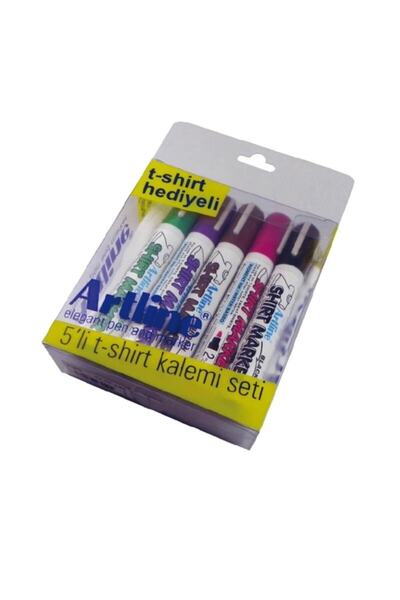 artline مجموعة أقلام تي شيرت Artline 2 مكونة من 5 قطع باستيل