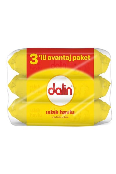 Dalin 56 Sheets of Wet Towels - 1 Pack of 3