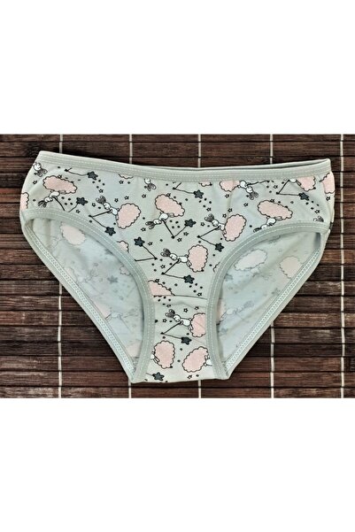 ADN Underwear 6 bucăți chiloți pentru fete din bumbac cu modele colorate