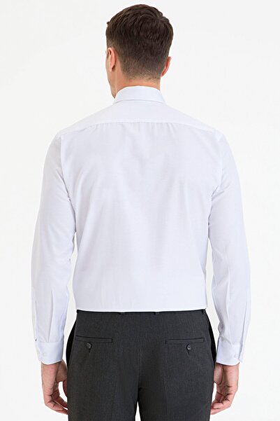 Pierre Cardin Erkek Beyaz Regular Fit Basic Gömlek G021GL004.000.1120390