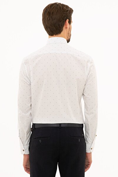 Pierre Cardin White Slim Fit Shirt