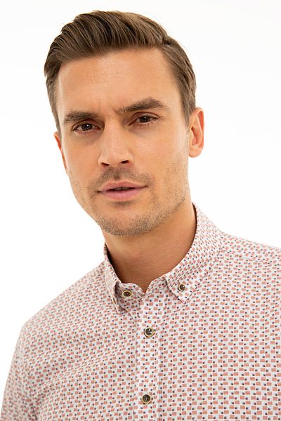 Pierre Cardin Orange Slim Fit Shirt