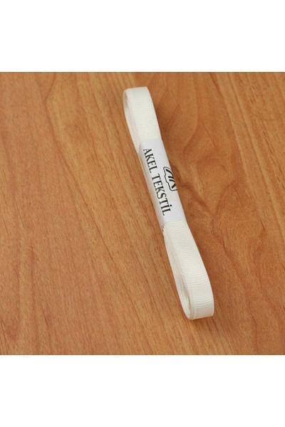 tuhafiyecimiz Κρέμα 1 εκ. Grosgrain Κορδέλα 10 μέτρα - 10mm Cream Grosgrain