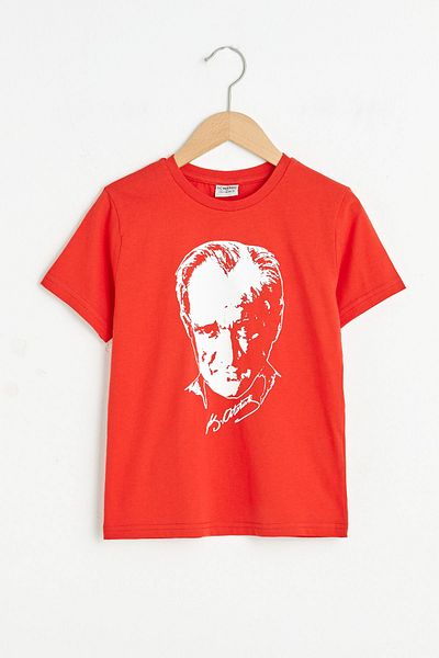 LC Waikiki Boy's Vivid Red Hmw T-Shirt