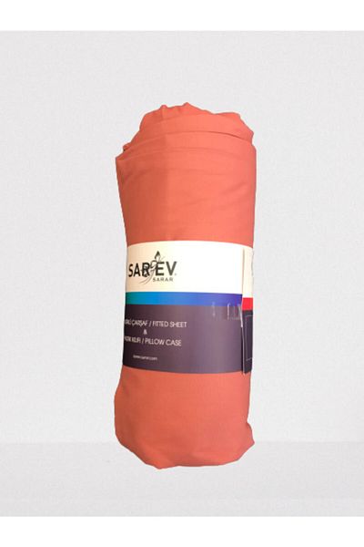 Sarev Ranforce 160X200Cm V74 Dusty Rose Fitted Sheet Set