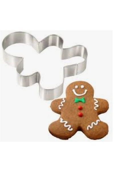 PEMBE MAVİ SÜS New Year's Cookie Mold - Gingerbread Man Mold