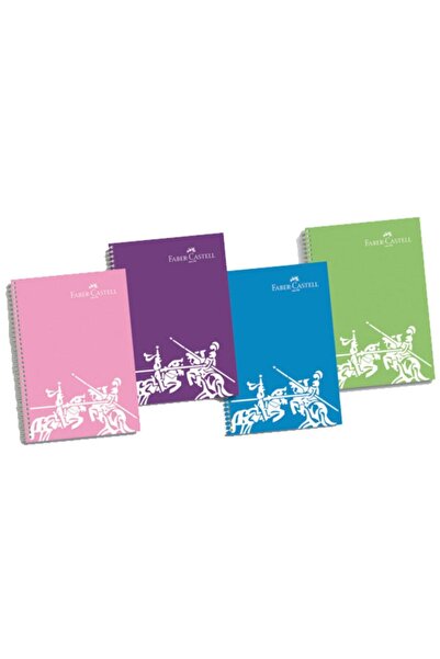 Faber Castell Σημειωματάριο 5 τμημάτων με πλαστικό εξώφυλλο, έγχρωμη άκρη, 200 φύλλα, ριγέ 5075400181000