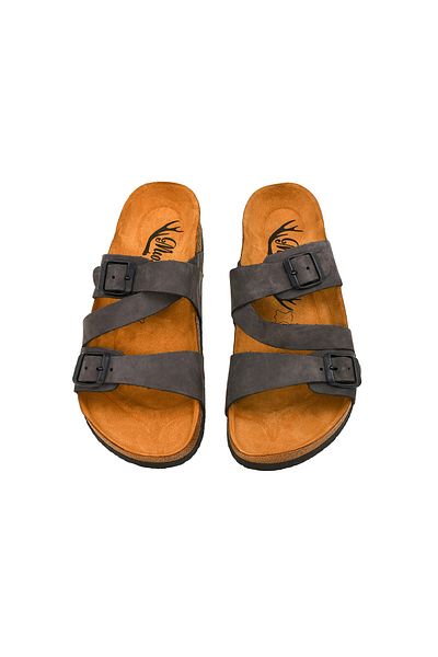 Moosefield Family Size Genuine Leather Unisex Slippers