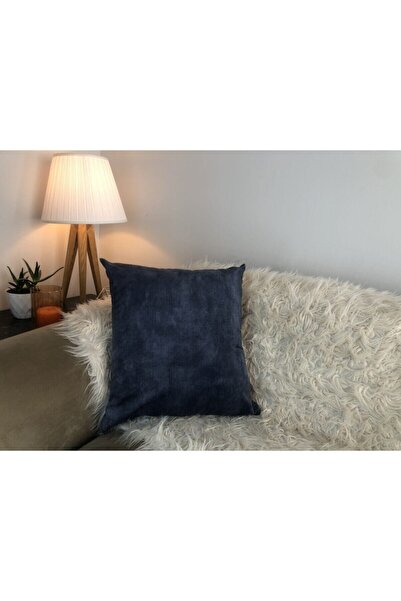 KIrlentçi Ahmet Lacivert Kırlent Yastık Minder Kılıfı 2 Adet 45x45cm
