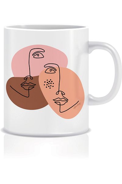 Officeküp كوب قهوة بورسلين من Grls