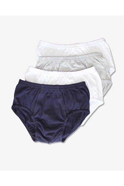 Öztaş Boy's Cotton Slip Panties Set of 4 - Colorful H-3150