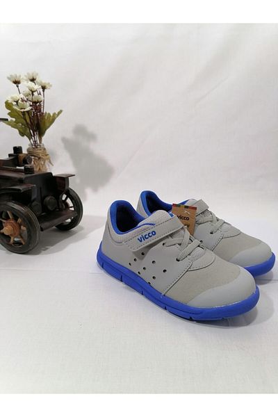 Vicco Boy's Gray Orthopedic First Step Sports Shoes 346e20k153